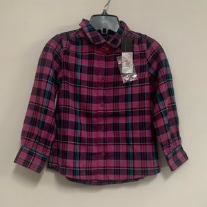 Little Marc Jacobs Soft Plaid Shirt